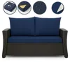 Coussin de jardin Ensemble de coussins, bleu – 140x50 + Voir les images du produit 7