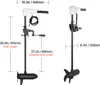 SucceBuy 86lb 24V motore elettrico trolling, motore barca Anteprima dell’immagine prodotto 8