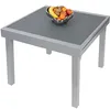 Gartentisch Balkontisch Ausziehbar 90 - 180 cm Silber Anti Produktbild-Vorschau 1