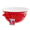 Orion Emaille-Schüssel retro emailliert ROT MIT WEISSEN Produktbild-Vorschau 3