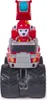 A toy fire truck with a dog character in the driver's seat, shown from the front. Produktbild-Vorschau