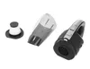 A disassembled handheld vacuum cleaner and its filter are displayed against a white background. Produktbild-Vorschau