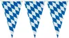 amscan 8829 Wimpelkette Bayern - weiß/blau, 400 x 26 cm Produktbild-Vorschau 1