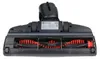 A close-up, front view of a vacuum cleaner floor brush attachment. Produktbild-Vorschau
