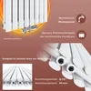 SONNI grzejnik rurowy 600×770 mm dwuwarstwowy biały Podgląd zdjęcia produktu 4