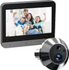 A digital peephole viewer and its camera unit are displayed against a white background. Produktbild-Vorschau
