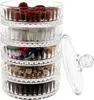 5-stöckige Glasschalen-Set mit Deckel - Patisserie mit Produktbild-Vorschau 2