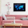 MuchoWow® MuchoWow® Gerahmtes Poster Weltkarte - Farbe - Produktbild-Vorschau 6