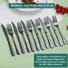 Schwarzes Steakbesteck 12 teilig, Schwarzes Produktbild-Vorschau 3