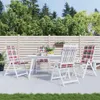 vidaXL Gartenstuhlauflagen für Hochlehner 4 Stk. 120x50x3 Produktbild-Vorschau 2