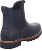 A black leather Chelsea boot shown from the side and back. Voir les images du produit
