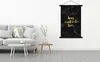 MuchoWow® Textilposter Zitate - Liebe - Gold - Marmor Produktbild-Vorschau 3