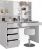 Schminktisch Vicco Sherry Weiß 120 cm mit LED Beleuchtung, Produktbild-Vorschau 8