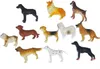 10x Hunde Aufstellfigur Miniblings Gummitier Haustier Hund Produktbild-Vorschau 1