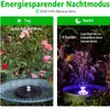 LED Solar Springbrunnen, Solar Teichpumpe mit Solar Panel, Produktbild-Vorschau 2