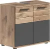 Xonox.Home Mason Waschbecken Unterschrank in Nox Oak / Grau Produktbild-Vorschau 9