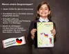 Zeugnismappe, Dokumentenmappe, Ordner A4, Einhorn Gelb mit Produktbild-Vorschau 5