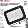 Emos Led Reflektor Simpo 30W, 3000Lm, 4000K Náhľad obrázku produktu 5