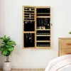vidaXL Armoire à bijoux à miroir avec éclairage LED montage Voir les images du produit 2