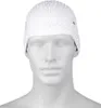 Speedo Badekappe Bubble Cap weiß - Silikon Schwimmzubehör Produktbild-Vorschau 4