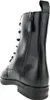A black leather boot shown from the side. Produktbild-Vorschau
