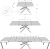 ITAMOBY - Table extensible 140/400x90 cm Volantis frêne Voir les images du produit 5