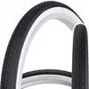 Two bicycle tires are shown against a white background. One tire is in the foreground, arching over the second tire which is in the background. Anteprima dell’immagine prodotto