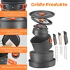 Camping Topf-Sets 16-teilig aus Aluminium, Outdoor Produktbild-Vorschau 3