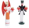 Weihnachtsfiguren Engel und Bergmann bunt Höhe ca 15cm NEU Produktbild-Vorschau 1