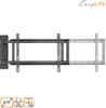 A black electric TV wall mount is shown extended horizontally against a white background. Voir les images du produit