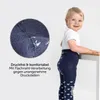 LaLoona Baby Krabbelstrumpfhose mit ABS Sohle - Sterne/Blau Produktbild-Vorschau 6