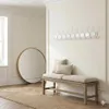 TOJ Living Wandgarderobe Weiß 75 cm – Edelstahl Produktbild-Vorschau 2