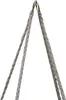 Hängesessel Makramee Hängestuhl Boho 80x60 cm Ecru – Produktbild-Vorschau 6
