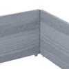 vidaXL Paletten-Aufsatzrahmen 2 Stk. Grau 150x100 cm Produktbild-Vorschau 5