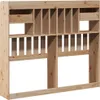 vidaXL Kopfteil mit Stauraum 135 cm Massivholz Kiefer Produktbild-Vorschau 6