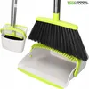 A close-up collage of a broom and dustpan set, with one view showing the broom inside the dustpan and another showing the broom and dustpan separately. Náhled obrázku produktu