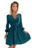 Numoco Kleid mit Bindy-Ausschnitt grün L / XL Produktbild-Vorschau 6