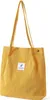 OKWISH Cord Umhängetasche Damen, Groß Schultertasche Canvas Produktbild-Vorschau 1