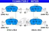 ATE 13.0460-7329.2 Bremsbeläge Satz Vorne für AUDI A4 B9 Produktbild-Vorschau 9