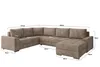 CHIEF U – Ecksofa Couchgarnitur in U-Form mit Produktbild-Vorschau 2