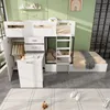 MODFU Lit Superposé 90x200 - Lit Enfant Multifonction avec Voir les images du produit 2