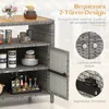 Zahradní skříňka, venkovní ratanový bufet, skříňka s Náhled obrázku produktu 3