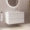 LOMAZOO Badezimmermöbel - Glänzend Weiß - Badmöbel - 80cm Produktbild-Vorschau 1