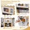 COSTWAY Cuisine pour enfants, cuisine en bois avec 10 Voir les images du produit 5