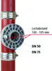 Airfit Flansch Adapter für Gussrohr 75mm zum Anschluss HT Produktbild-Vorschau 2