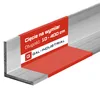 GAL-INDUSTRIAL | Kątownik aluminiowy - 20x20x3mm – 100cm - Podgląd zdjęcia produktu 1