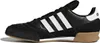 A side view of a black Adidas sneaker with white stripes. Náhled obrázku produktu
