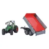 Bruder 2104 - Fendt 209S mit Bordwandanhänger Produktbild-Vorschau 9