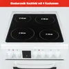 Telefunken Standherd mit Glaskeramik-Kochfeld | Elektroherd Produktbild-Vorschau 6