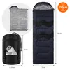 ECD Germany Sacco a pelo da outdoor per campeggio, blu Anteprima dell’immagine prodotto 7